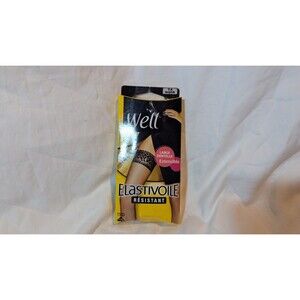 French Made In France  Well High Stocking Black Noir T4